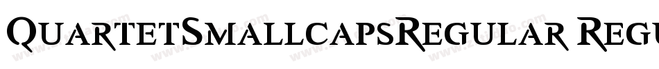 QuartetSmallcapsRegular Regular字体转换